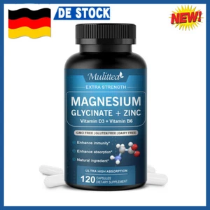 Glicinato de Magnesio y Zinc Suministro Vitamina D3+ Vitamina B6 FUERZA EXTRA - Imagen 1 de 8