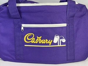 Vintage Cadbury Purple Gym Duffle Bag Cadbury Creme Eggs  16" x 10" NOS - Picture 1 of 3
