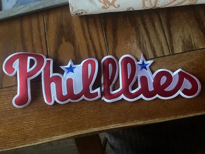 LARGE PHILADELPHIA PHILLIES  JERSEY PATCH 17 INCHES LONG - Image 1 of 3