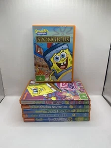 SpongeBob SquarePants DVD Bundle Bulk Lot X 6 Region 4 Spongicus And More - Picture 1 of 9