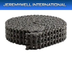 #35-3 Triple Strand Roller Chain 10 Feet with 1 Connecting Link - Picture 1 of 5