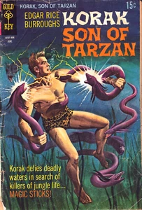 Gold Key Comic Korak Son of Tarzan #29 June 1969 Edgar R Burroughs Magic Sticks - Picture 1 of 3