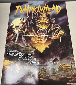 Lance Henriksen Hand Signed Autograph 18x24 POSTER Pumpkinhead Ed Harley - Imagen 1 de 2