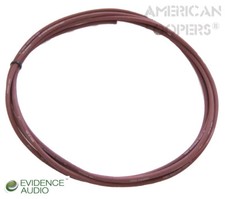 Evidence Audio Monorail Signal Cable - Burgundy Red (1 Foot)