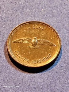 1867-1967 RARE Canadian Commemorative CENT, DDO/DDR ERRORS, Die Chip Errors. - Picture 1 of 24