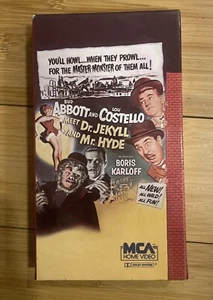 Abbott & Costello Meet Dr. Jekyll & Mr. Hyde VHS 1953 - Picture 1 of 2