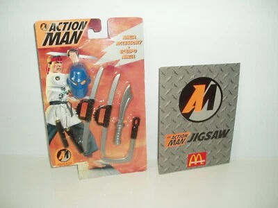 Accesorio Hasbro Action Man Ninja en Blister Pack 1994. + Rompecabezas 1999. Foto 1 de 4