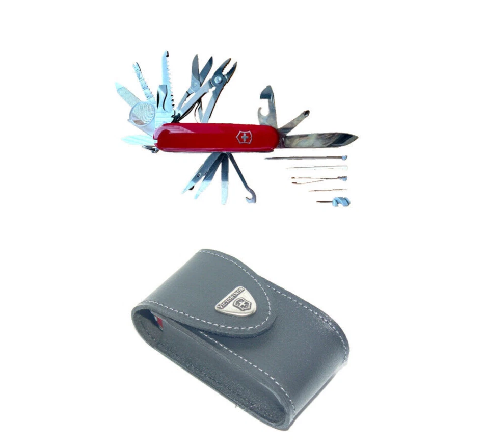 Victorinox Swiss Army 91mm Knife SWISSCHAMP RUBY RED 1.6795.T