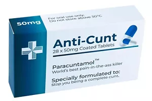 Anti-C*nt Witz Pillendose Streich - Neuheit Gag Geschenk zu Weihnachten - Bild 1 von 6