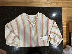Womens Billabong Pullover Hoodie Light Weight Beach Top - Picture 1 of 3