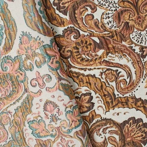 Tela jacquard para tapicería de peso pesado Arbor Bloom extra ancha metálica 110" - Imagen 1 de 10