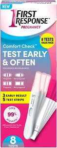 Prueba de embarazo Comfort Check, 8 unidades, rosa y blanco - Imagen 1 de 12