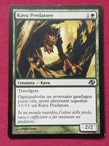 Magic The Gathering ITALIAN PLANAR CHAOS KAVU PREDATOR green card MTG - Picture 1 of 2