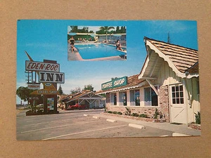 POSTCARD - EDEN ROC INN - Bakersfield, CA - 1960's  (2814) - Picture 1 of 3