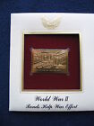 1993 WWII Bonds Stamps Help War Effort World War II GOLDEN Replica Cover STAMP