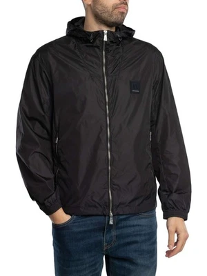 Armani Exchange Men's Box Logo Jacket, Black - Image 1 of 4