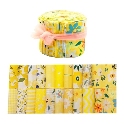 40x Jelly Roll Fabric Stylish Crafts Precut DIY Convenient Jelly Roll Strips for - image 1 of 3