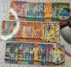 Original Pokemon Topps 1999 Series 1 Complete Base Set TV Animation 76 cards -LP - Picture 1 of 6