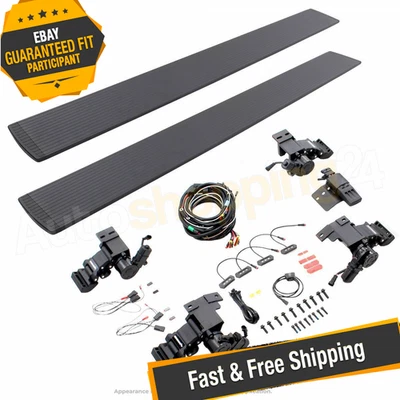 Go Rhino 20413157PC E1 Electric Running Board Kit for 2021-2024 Ford Bronco 2-dr Foto 1 de 4