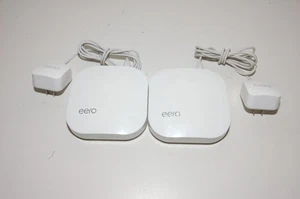 2 Stück Eero Pro B010001 2. Gen AC Tri-Band Mesh Route mit Stromkabel - Bild 1 von 2