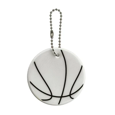 Llavero Reflectante Alta Visibilidad Mochila Colgante PVC Reflectores Baloncesto - Imagen 1 de 4