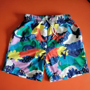 Mini Boden Boys Dinosaur Multicoloured Print Swimming Trunks Age 8-9 Years Kids - Picture 1 of 9