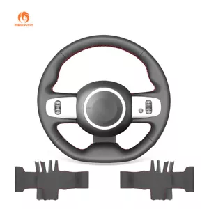 Hágalo usted mismo Negro Cuero Artificial Cubierta del Volante Coche Renault Twingo 3 2014-2020 - Imagen 1 de 8