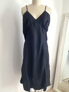 Vintage 1950s 50's Mode O Day Black Slip Sz Large READ - Picture 1 of 8