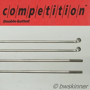 2x DT Swiss Competition Spokes. 272mm. Silver. J-Bend. - Imagen 1 de 1