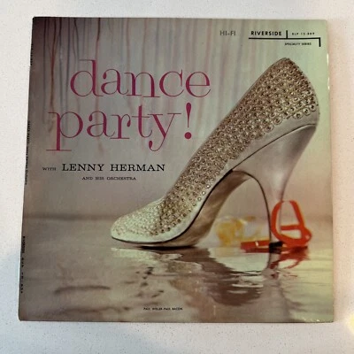 Dance Party Vinyl Record Riverside RLP 12-809 Lenny Herman Orchestra HI-FI - Image 1 of 4