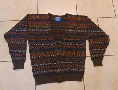 Vintage Pendleton Wool Cardigan Sweater V Neck Made In USA Medium - Image 1 of 4