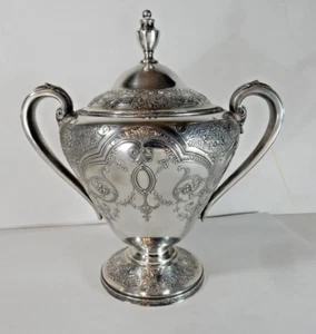 Antique Wilcox SIlver Plate Co, International Silver Co, N 7032, Paisley, USA - Picture 1 of 12