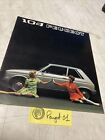 1974 Peugeot 104 Coupe Catalog Prospectus Sales Brochure Advertising