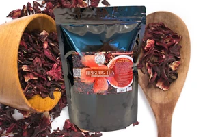 PREMIUM EGYPTIAN HIBISCUS. 100% PURE DRIED HIBISCUS. Hibiscus Tea- 250g. - Picture 1 of 11