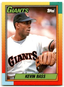 1990 TOPPS TRADED KEVIN BASS SAN FRANCISCO GIANTS #7T
