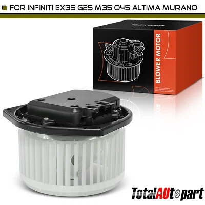 Motor soplador calentador HVAC para Nissan Altima Máxima Murano Infiniti QX60 G35 delantero Foto 1 de 4