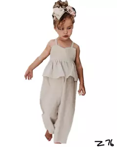 Tuta pagliaccetto tutina tutina senza schienale bambino bambina - Foto 1 di 4