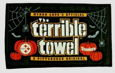 Полотенце Pittsburgh Steelers Halloween Glow In The Dark Terrible - Изображение 1 из 2
