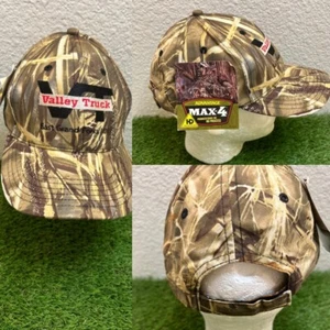 New Valley Truck,East Grand ,MN,Adult Mens Brown Camo Strap Back Cap Adjustable - Picture 1 of 9