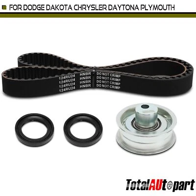 4x Timing Belt Kit for Chrysler LeBaron 89-94 Daytona 89-93 Dodge Aries Plymouth - Image 1 of 4