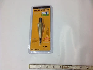 CST/berger 11-498 Brass Plumb Bob, 8 oz . NEW IN BOX - Picture 1 of 6