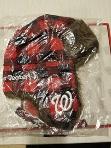 Washington Nationals Lumberjack Hat Cap Size 57cm Large SGA 9/15 - Picture 1 of 2