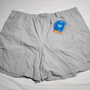 Columbia Mens Backcast III Water Shorts Size XXL UPF 50 Omni Shade NWT Gray $30 - Picture 1 of 15