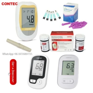 Blood Glucose Monitor Starter Kit Glucometer Sugar Meter Diabetes Strips Lancets - Picture 1 of 21