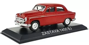 IXO, ZASTAVA 1400 BJ 4-Türer Limousine 1950 rot im Blister verkauft, Maßstab... - Bild 1 von 3
