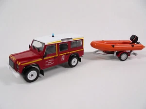 Fire Engine Land Rover Defender SDIS - 1:43 Hachette IXO Firefighter CPL12 - Picture 1 of 6
