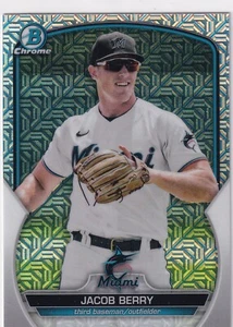 Jacob Berry - SSP Image Variation - Mega - 2023 Bowman Chrome - Picture 1 of 2