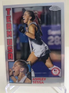 2024 TOPPS CHROME US OLYMPICS ASHLEY SESSA TEAM USA 84T-7 FIELD HOCKEY - Picture 1 of 2