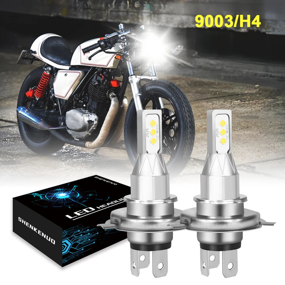 Faro LED para motocicleta Saxon Whip Villian Firestorm bombillas blancas Foto 1 de 4
