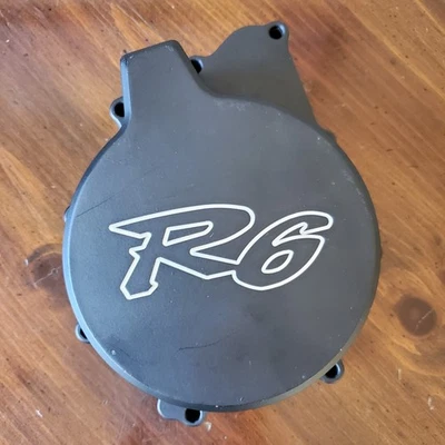 Крышка статора двигателя M.Billet для Yamaha YZF-R6 1999-2002 черная левая сторона - Изображение 1 из 4